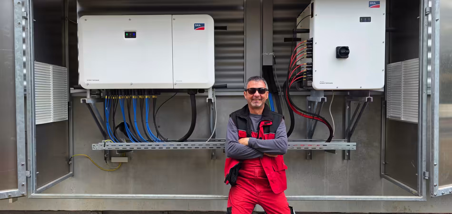 Wechselrichter für eine 160kWp Industrieanlage